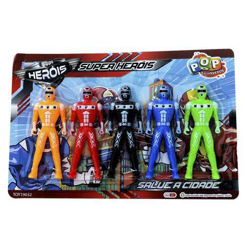 TOY19032-KIT HEROIS C/ 5-CX C/ 144 BRINQUEDOS, POP BRINQUEDOS, BRINQUEDOS MENINOS, KIT HEROIS, HEROIS DE BRINQUEDO, POWER RANGERS DE BRINQUEDO, BONEQUINHOS, BONECO, SUPER HEROIS DE BRINQUEDO POP BRINQUEDOS